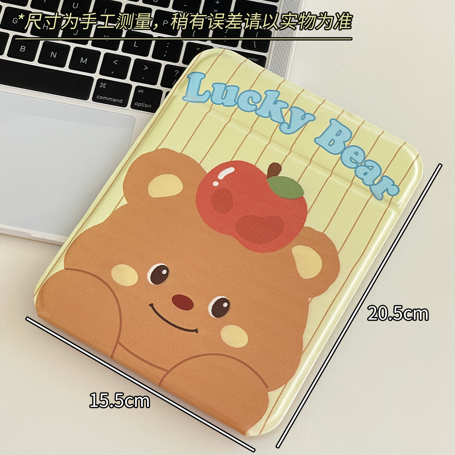 Lindo espejo de maquillaje plegable espejo de escritorio para estudiantes portátil dormitorio portátil portátil espejo de tocador portátil almacenamiento