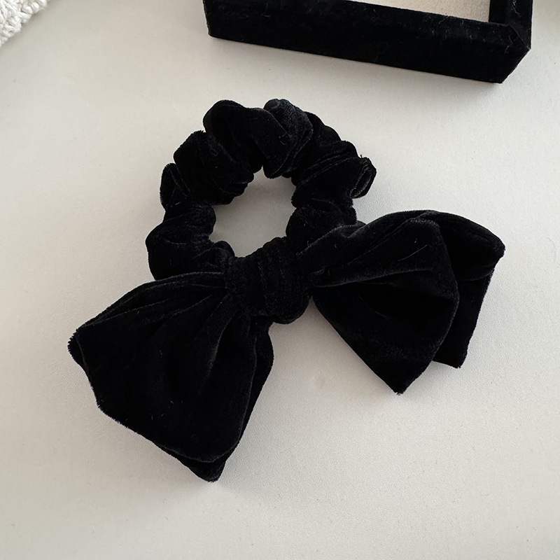Nastro pendente in velluto nero con perle, stile fascia per capelli, corda per capelli, elegante, retrò, in velluto, copricapo tutto-fiammifero, copricapo a fiori_voghion.com