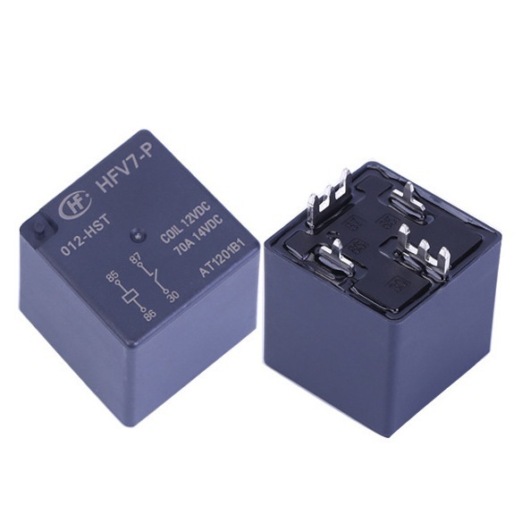 HFV7-P/012-HST 汽车继电器 24V常开4脚70A汽车小型继电器