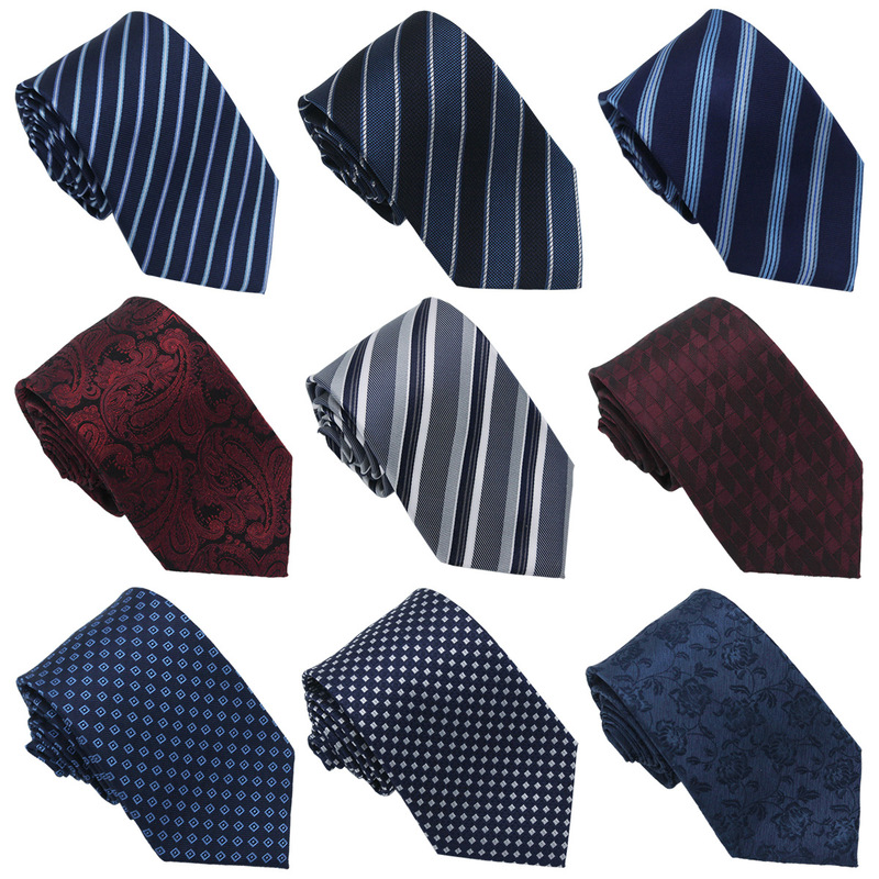 Factory spot men's silk tie hand 8cm professional formal business mulberry silk tie yarn-dyed Jacquard Factory spot men's silk tie hand 8cm professional formal business mulberry silk tie yarn-dyed Jacquard