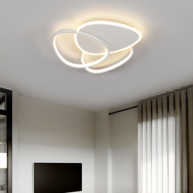 [Selección estricta] lámpara de techo LED nórdica moderna minimalista 2025 nueva moda minimalista lámparas de habitación