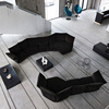 欧式设计edra轻奢简约组合沙发客厅酒吧办公创意花瓣实木布艺沙发|ru