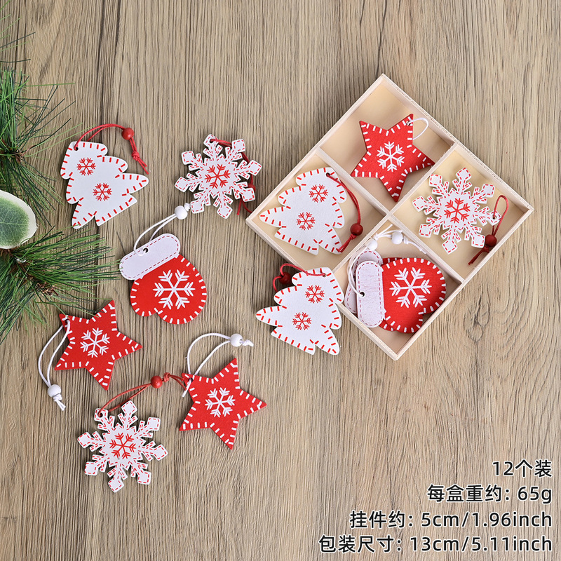 クリスマスの木製のペンダントクリスマスのペンダントクリスマスの装飾品|undefined