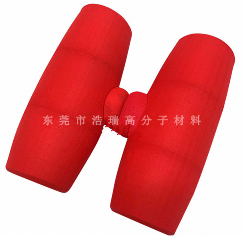 EVA彩色打地鼠游戏研磨玩具EVA泡绵锤子 红色eva研磨球 彩虹球