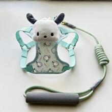 新款库洛米狗狗宠物牵引绳猫咪胸包背饰品小型犬外出胸背带绳子