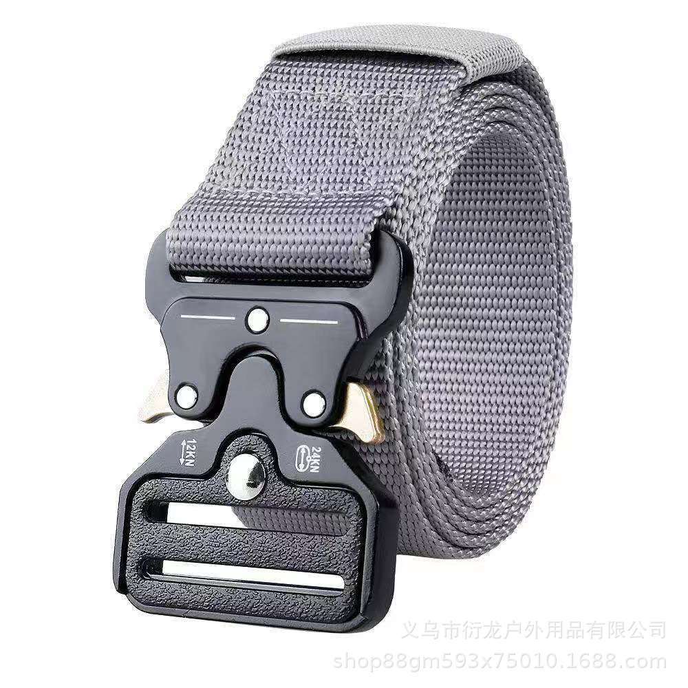 3.8 Cinturón táctico de cobra ancho de nylon imitado cinturón funcional militar de hombre cinturón multifuncional de combate al aire libre cinturón