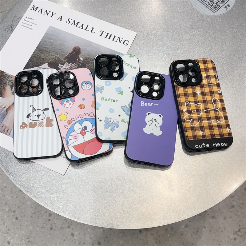 适用OPPO Reno14手机壳A5活力版肤感磨砂Find X8PRO卡通imd保护壳