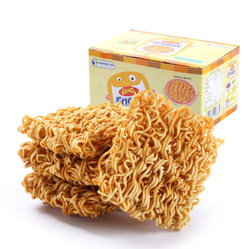 Indonesian Imported GEMEZ Enaak Chicken Noodles, Crispy Noodles, Internet Famous Snack, 30g