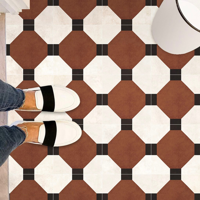 French Medieval All-Ceramic Finely Carved Tiles 300X300 Bathroom Kitchen Bathroom Entrance Balcony Imitation Stone Floor Tiles