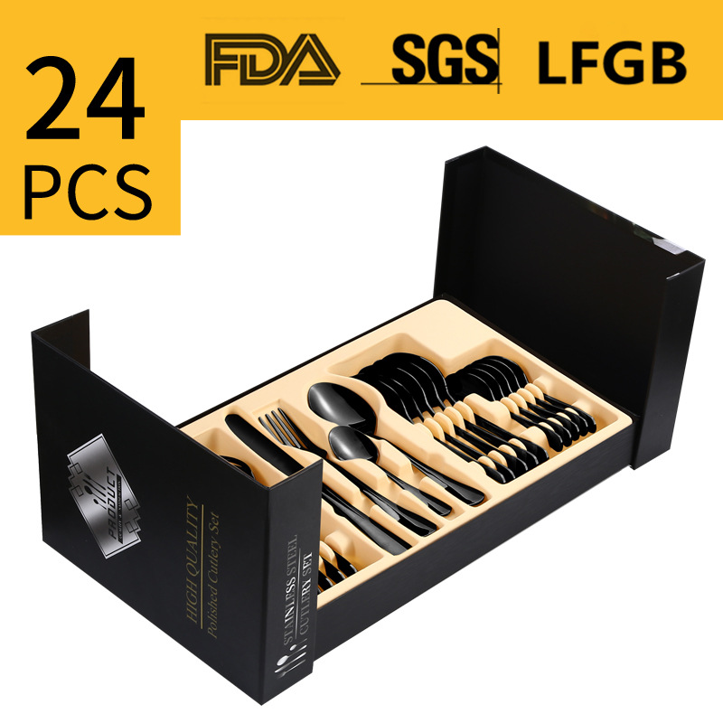 블랙 [24 장 세트] 문 맞은편