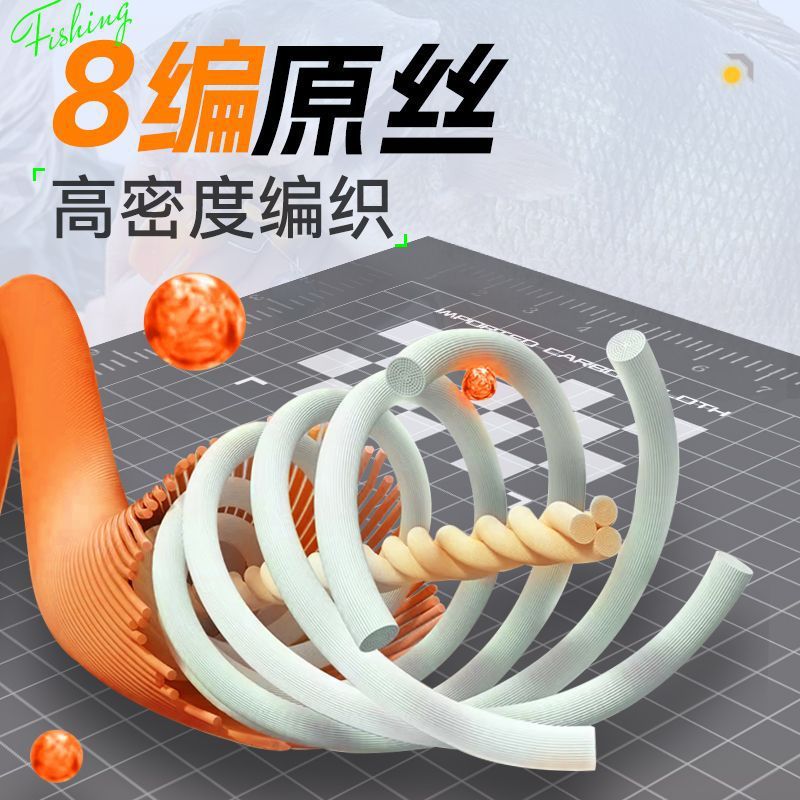 Hailong Wang Pe línea 8 líneas de pesca de pesca de alta mar líneas de pesca de alta mar líneas suaves líneas principales líneas de pesca de tracción fuerte comercio al por mayor