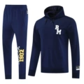 25 real madrid royal blue sweatshirt suit