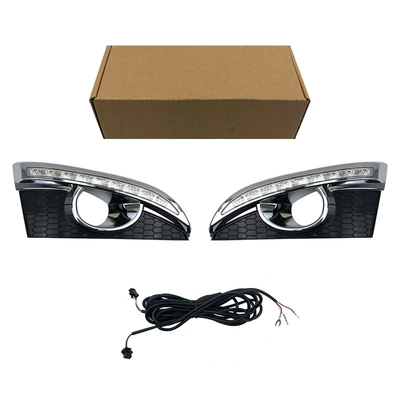 Suitable for Chevrolet 11-14 Captiva Daytime Running Lights Captivadaytime Running Lights (Gündüz işıqları) - three-colors-normal-white-light-steering-flow-yellow-light-ice-blue-light-left-and-right-set