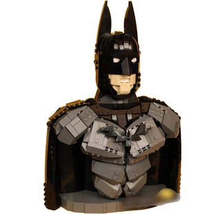 Moc-28045 Dark Knight Bust in Movies Building Toy Set 1323 Particle Count