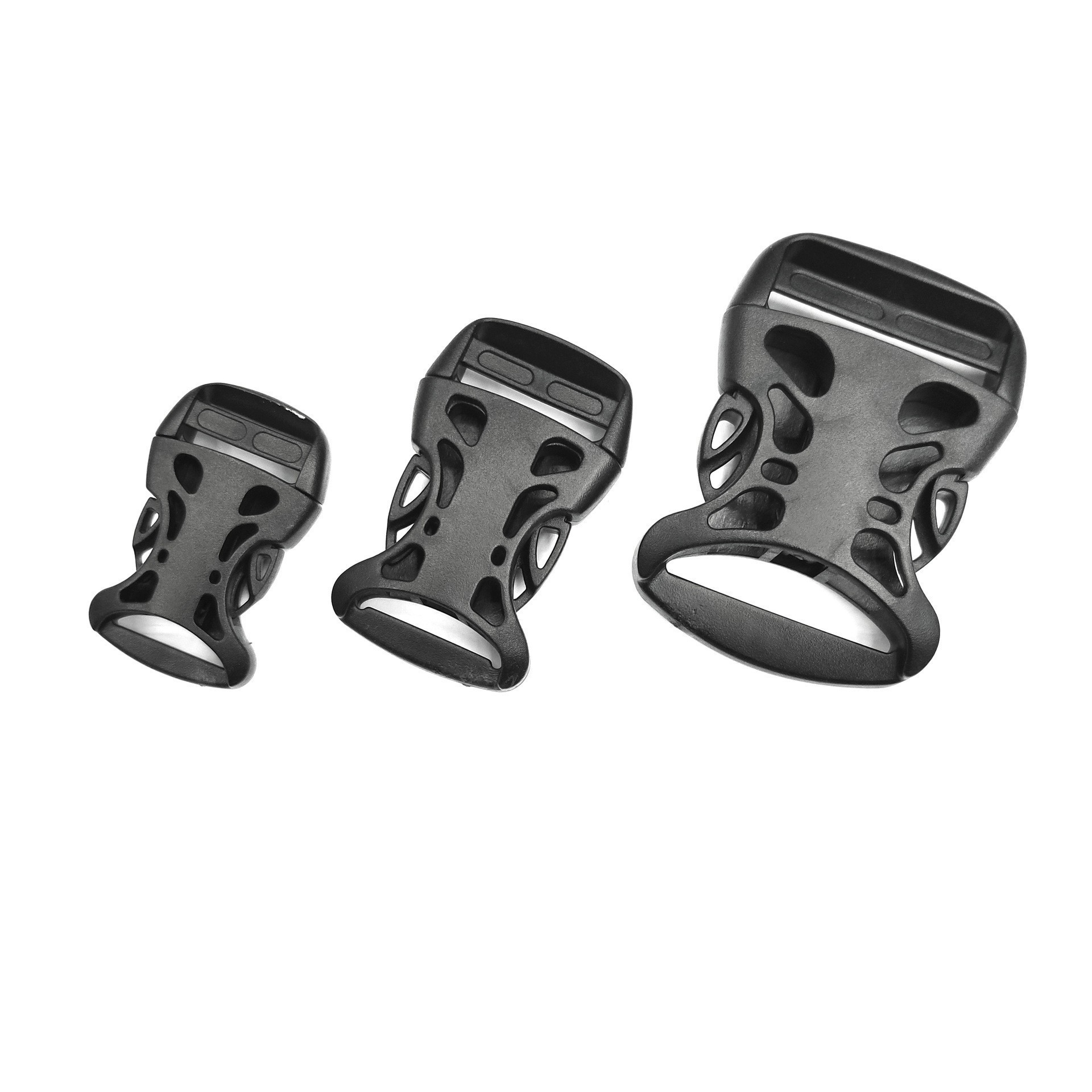 Bolsas de plástico prensas de prendas de vestir accesorios de fijación de banda perforada POM rana ajustable fijación de 20mm - 51mm image 6