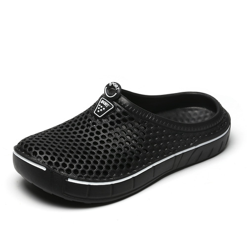 Cross-border women's holey shoes, slippers, garden shoes, solid color item number 607, comfortable, versatile, casual, breathable