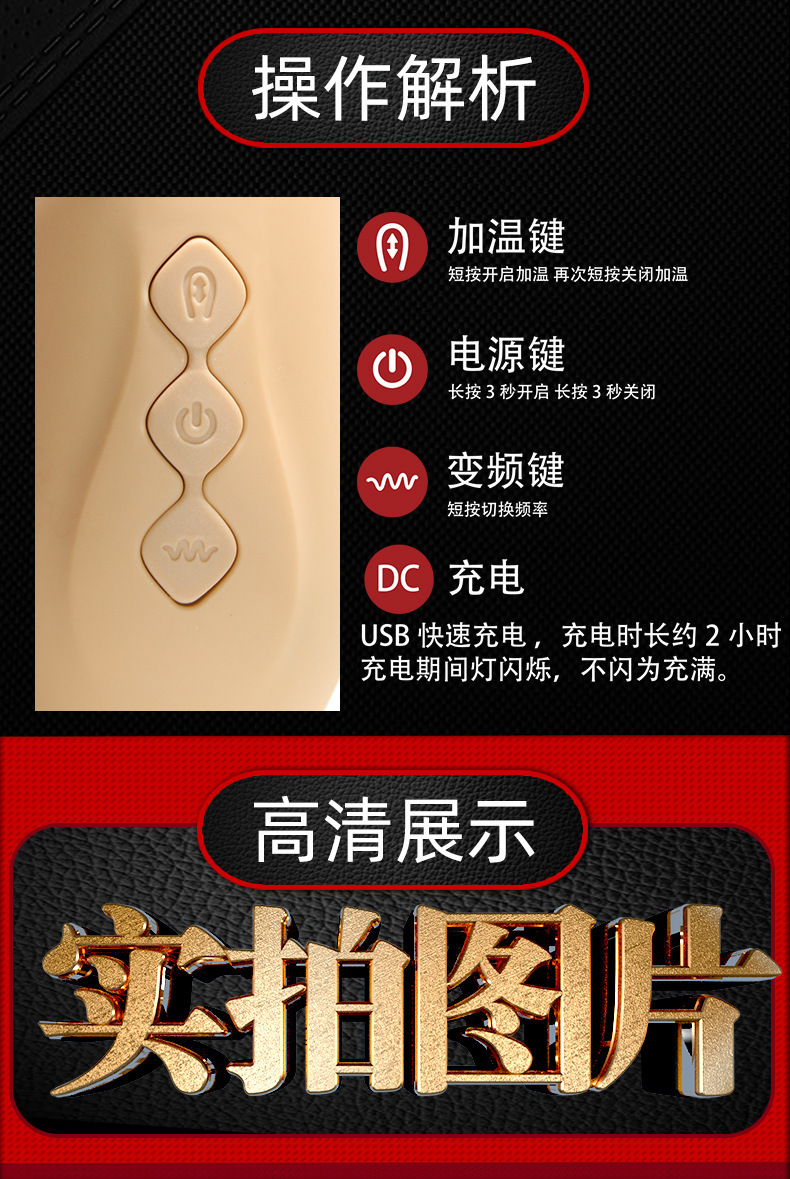 Jiuai Realistic Silicone Dildo, Soft Flesh-Tone Female Masturbation Toy — detail image 3