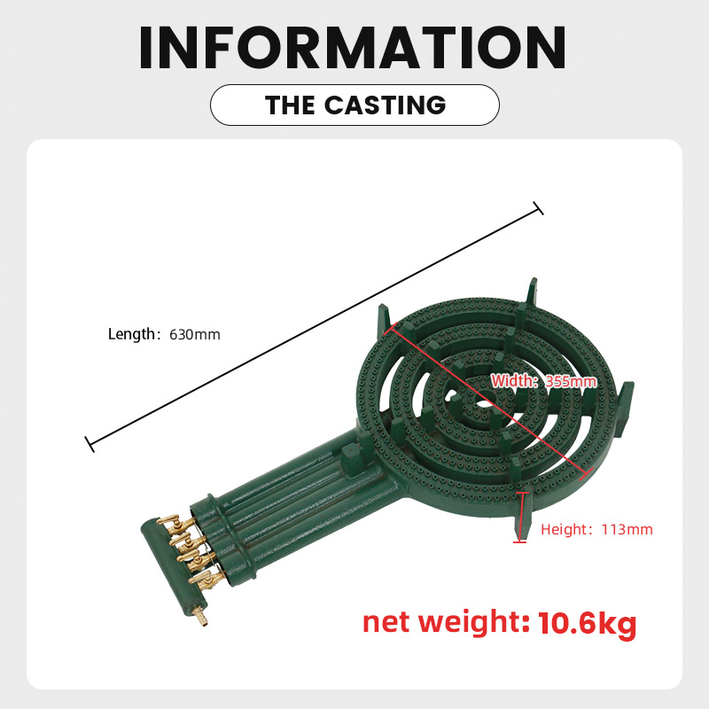 Estufa de hierro fundido de cuatro anillos al aire libre transfronterizo C50 estufa de gas comercial para el hogar estufa de gas estufa de panqueque estufa al por mayor
