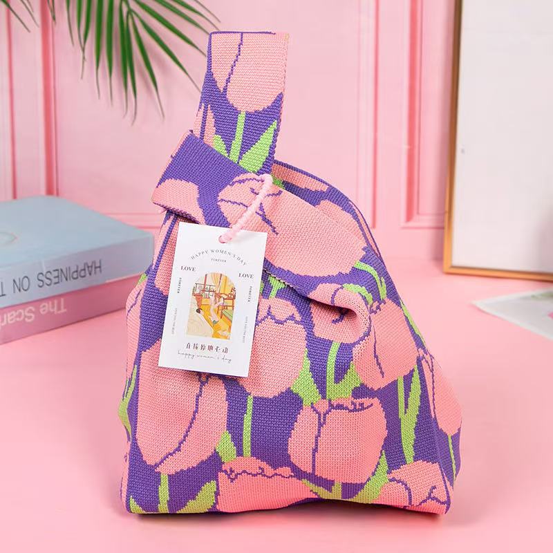 보라색 튤립 + 액세서리 없음