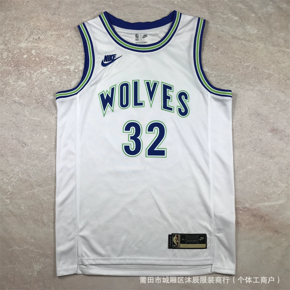 Горячее прессование американская баскетбольная форма Knicks Timberwolves Lakers Clippers Edwards Westbrook Russell спортивная майка