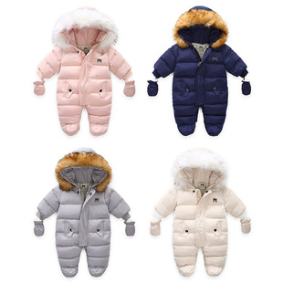 Children's warm overall for new born, down jacket