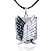 Japanese Anime Attack on Titan Necklace Wings of Liberty Shi