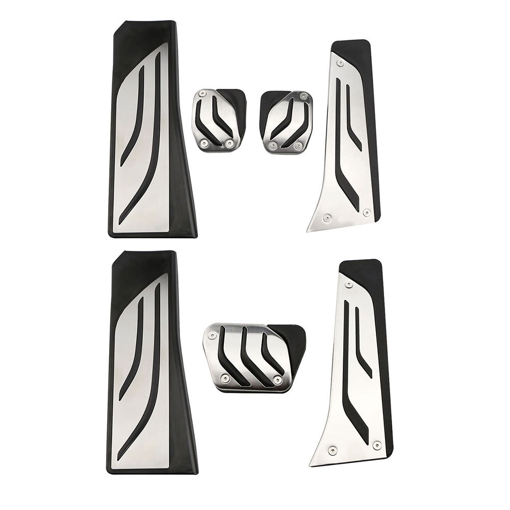 Suitable for BMW 11-17 five-series stainless steel anti-skid accelerator brake rest area foot pedal modification accessories