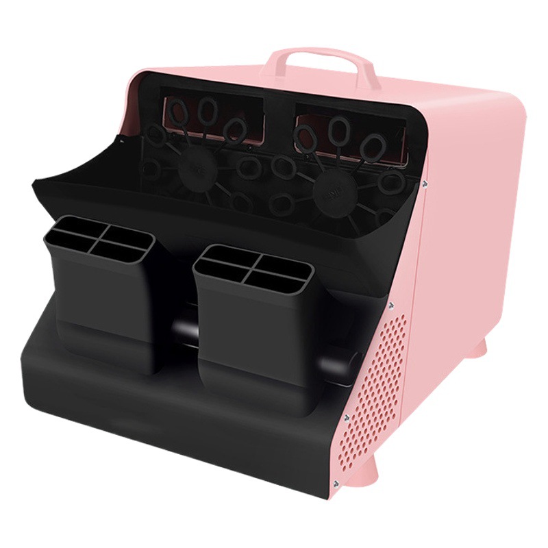 Máquina de burbujas de escenario Máquina de burbujas electrónica de control remoto para celebración de eventos de bodas comerciales totalmente automática de doble rueda eléctrica grande