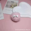 6 cm pink wool ball