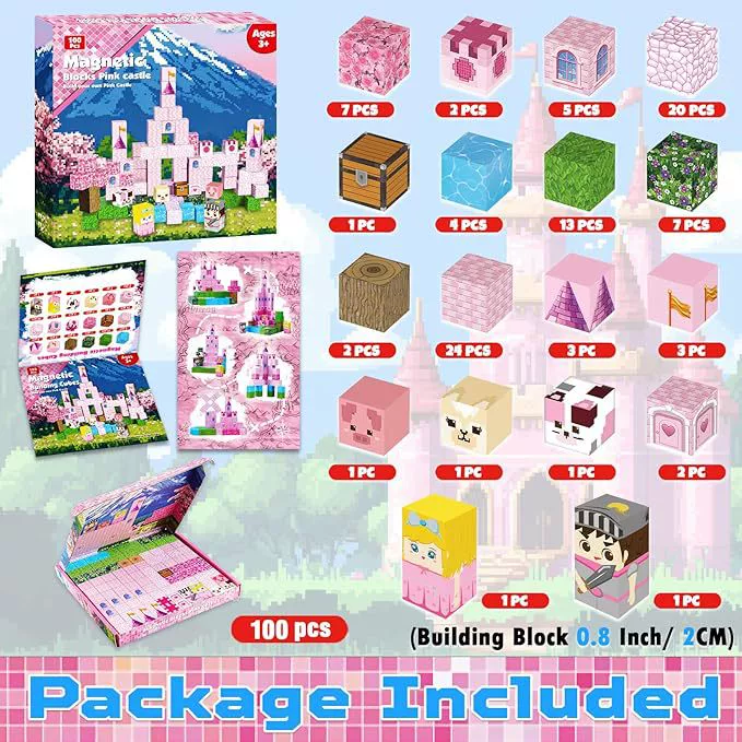 Магнитный конструктор, игрушка, Amazon, импорт, новая коллекция