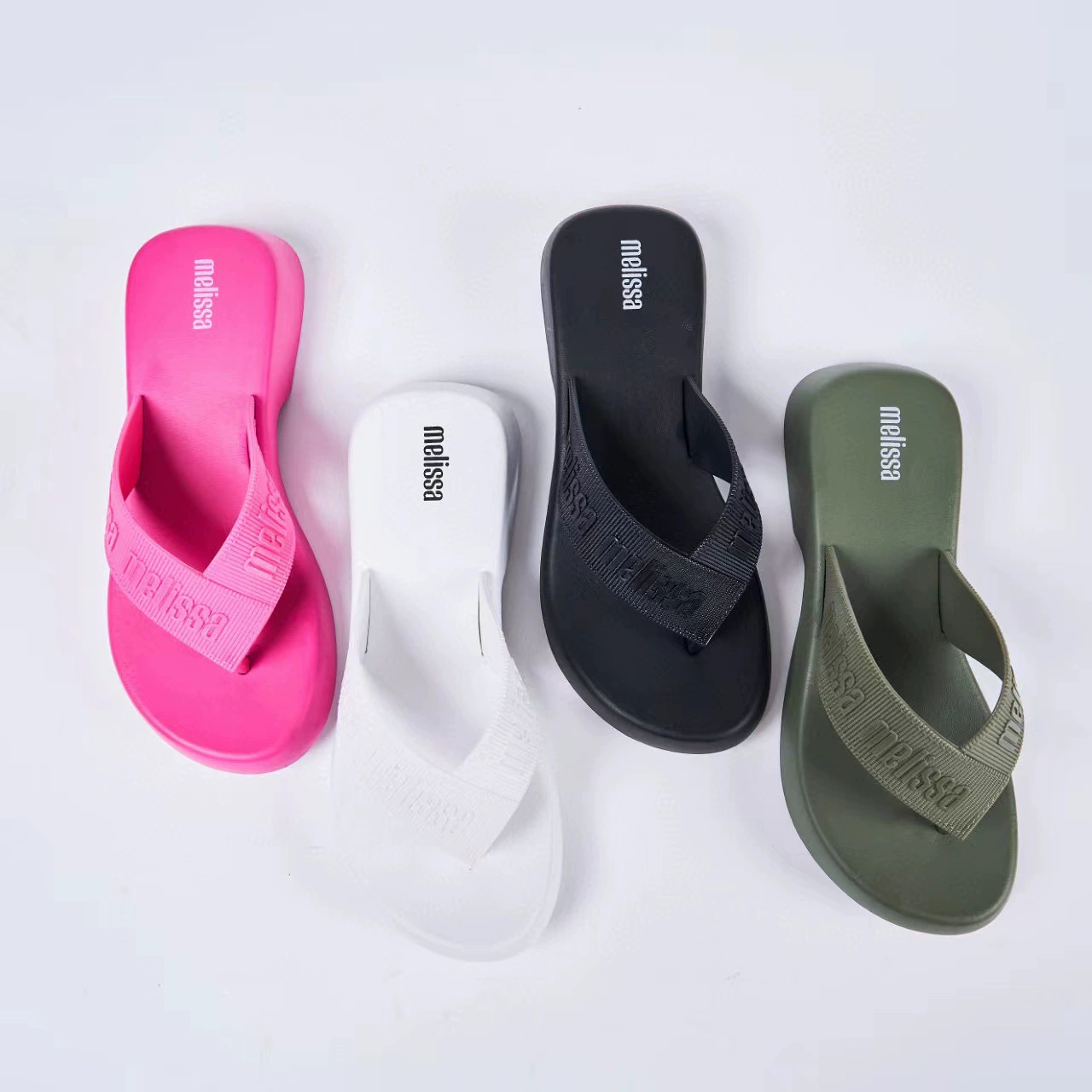 Новые прозрачные туфли Meikoha 2024, шлепанцы на толстой подошве, шлепанцы на танкетке, пляжная обувь, ароматные женские сандалии