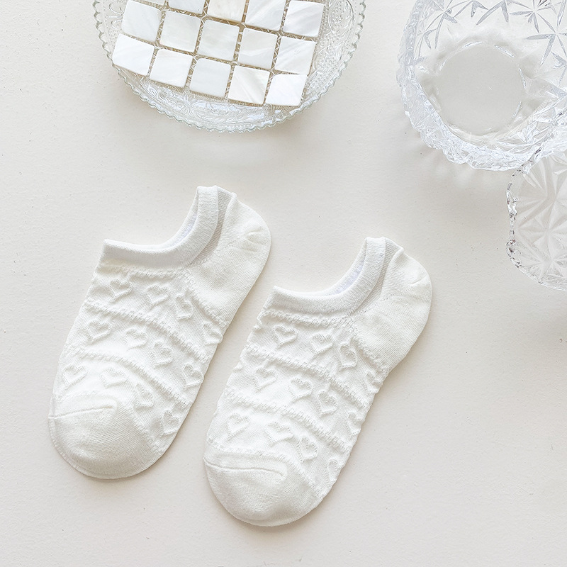 Medias de barco de patrón oscuro, medias invisibles de verano, delgadas y transpirables, medias de color sólido, medias de mujer multifacé, medias de mujer, medias al por mayor.