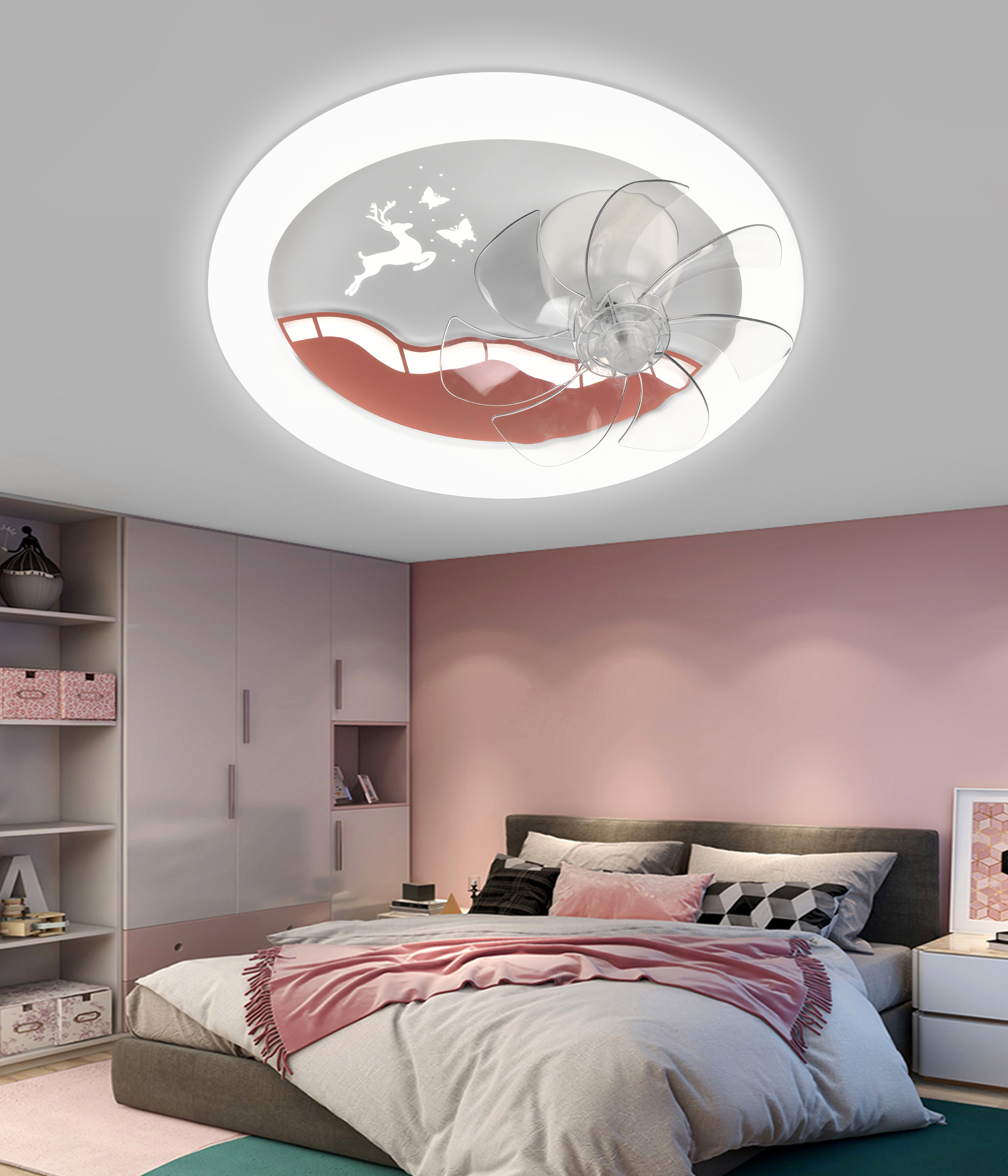 Fan Xiaolu modelo diámetro 50cm control remoto compatible con Tmall Voice