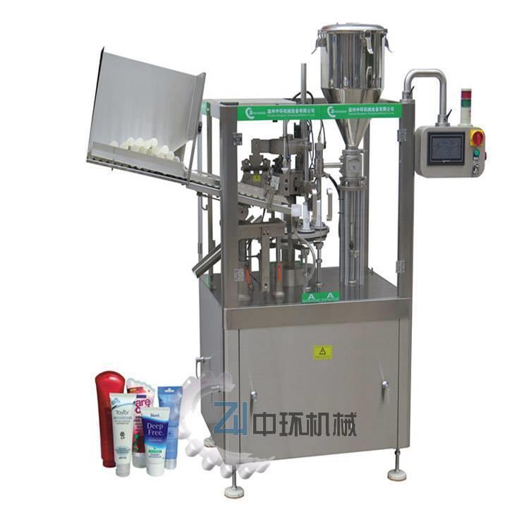 全自动霜封尾机，洁面乳软管灌装封尾机，温州软管灌装机型号灌装
