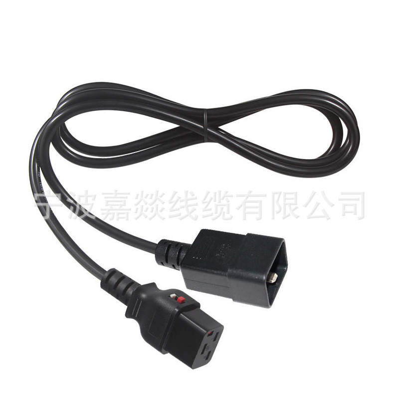Production and Supply of C13 to C19 Pdu Server Chassis with Locking Feature, Left-Angle Plug to Socket Iec320-C1