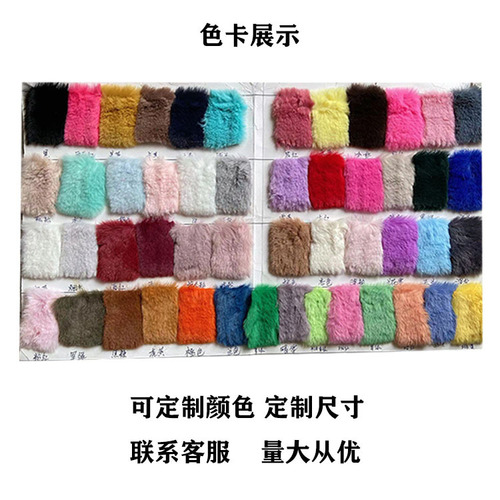 Artificial rabbit fur strips for Hanfu and Tang costume accessories, hat strips, cuff strips, cheongsam edging strips, white fur strips wholesale