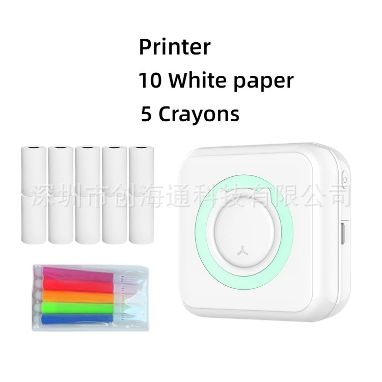 #Portable Mini Printer Portable Wireless Thermal Photo Printer Pocket Student Mini