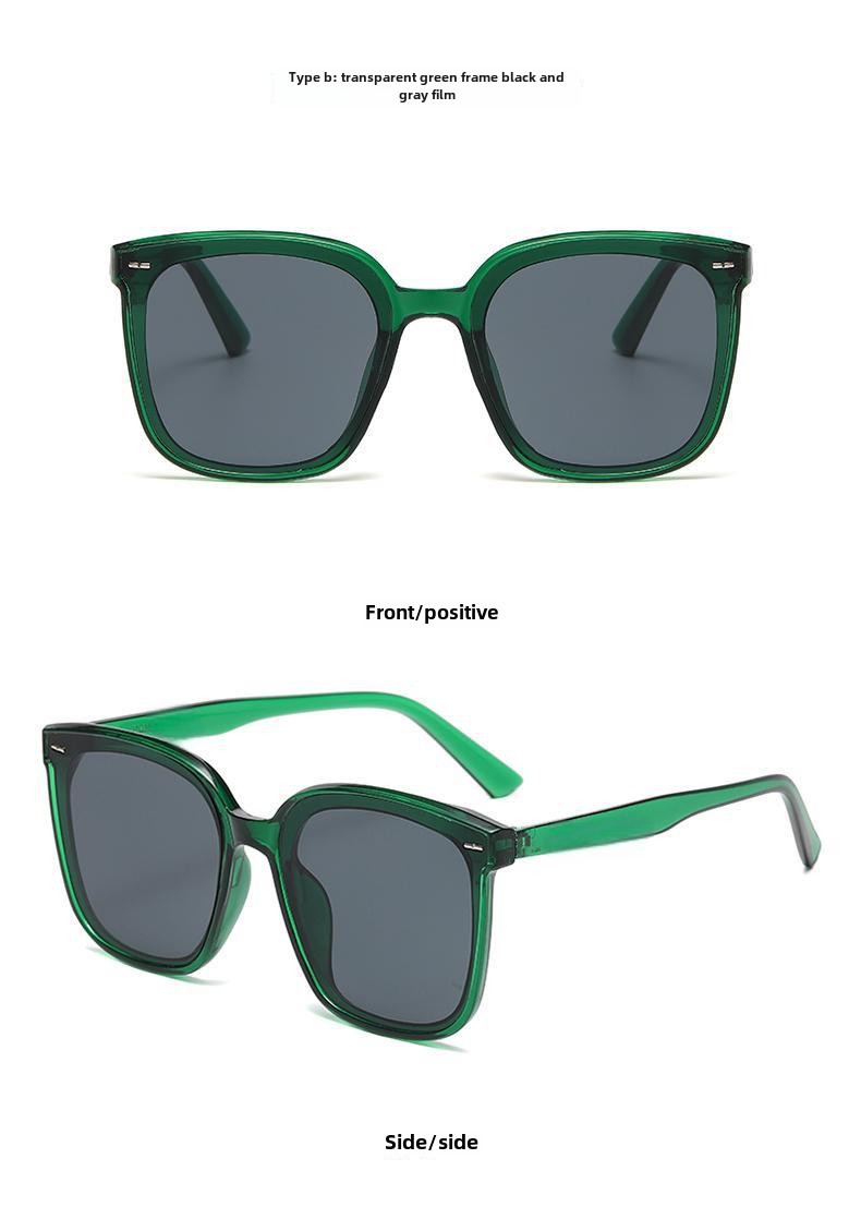 New Sunglasses Women's Sunglasses 808 Fashion Square Frame Sunglasses K-style Versatile Square Popular Glasses Stylish in_voghion.com