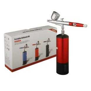 Manufacturers sell cross-border Self-stop double-action mini handheld charging spray pen air pump set makeup paint spray pump Amazon