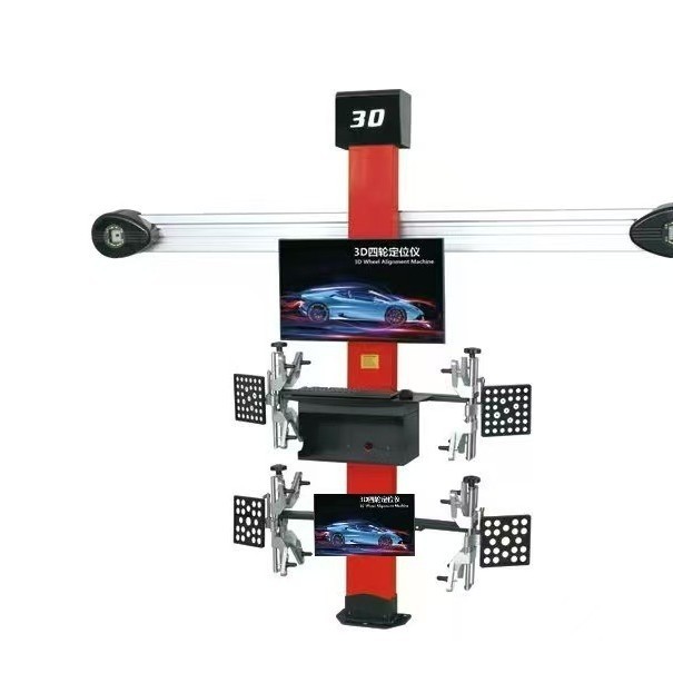 3D四輪アライメント測定器、大型剪断式リフト、小型車整備、自動車修理、タイヤアライメント測定機、電動、越境で人気の機械|undefined