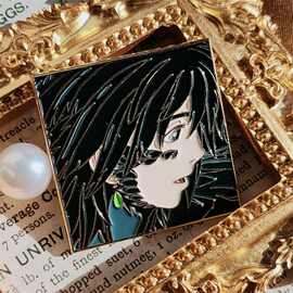 《哈尔的移动城堡》勒马听风哈尔小方金属微章宫崎骏治愈周边胸针