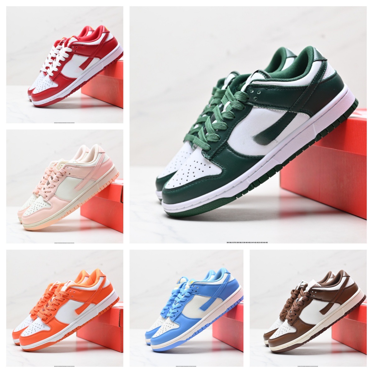 Comercio exterior fábrica de Putian Dunk transfronterizo negro y blanco SB baja zapatos de skate para parejas de escuela zapatos deportivos casuales