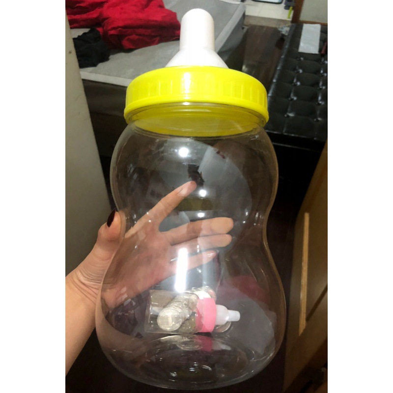 存钱罐手工六一特大奶瓶透明创意礼品舞蹈道具幼儿园生日储蓄罐