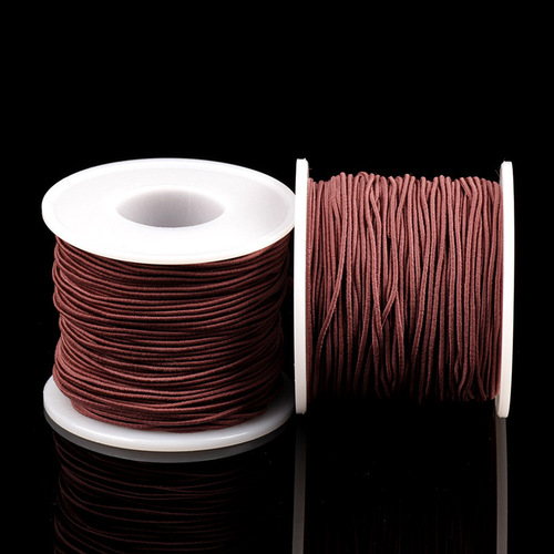 Manufacturer direct sale 0.8mm-1.5mm spool elastic cord for beading bracelets, crafts & DIY core string elastic thread