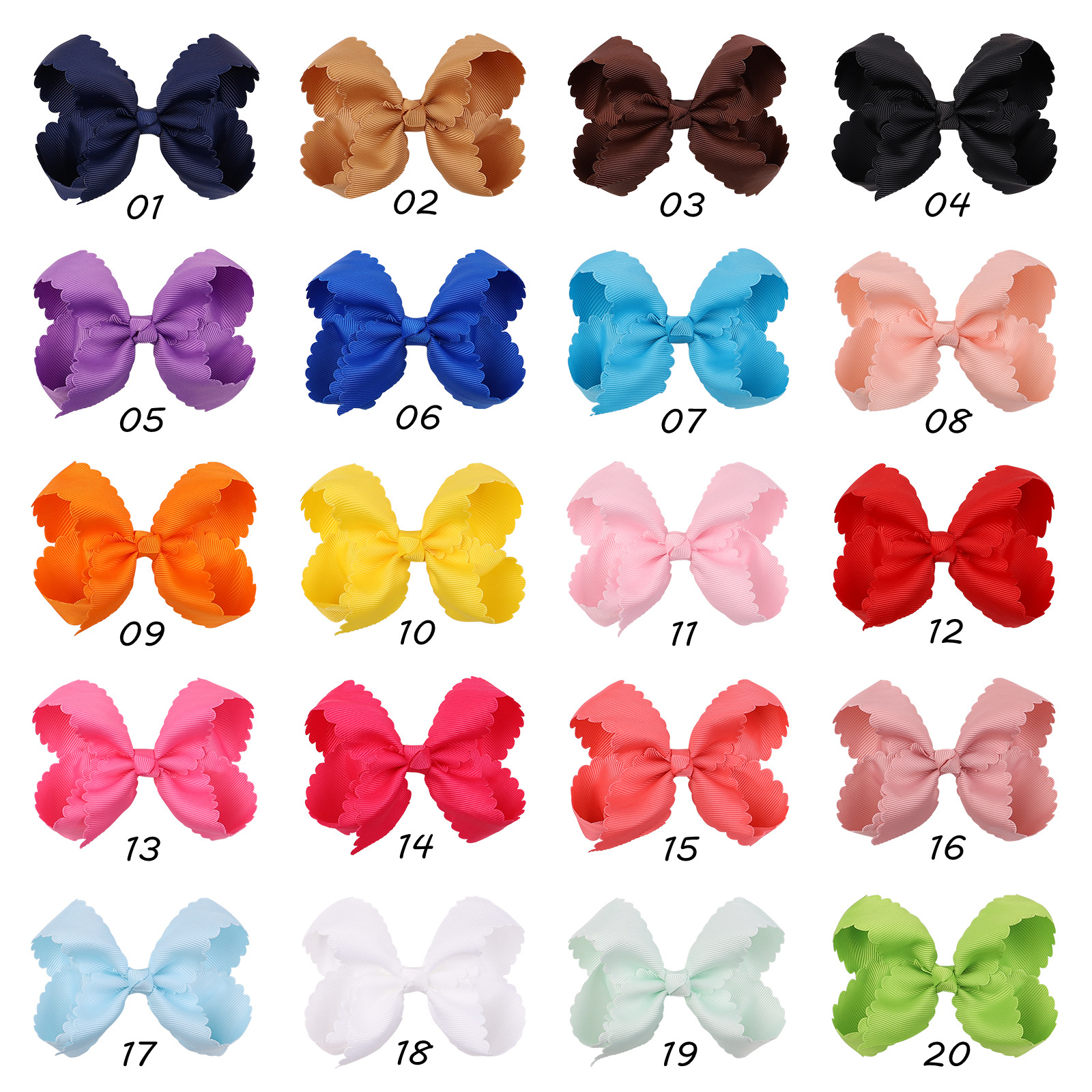 Einfache Kinder Haarschmuck Süßigkeiten Farbe Blase Blume Bogen Haarnadel Großhandel display picture 1