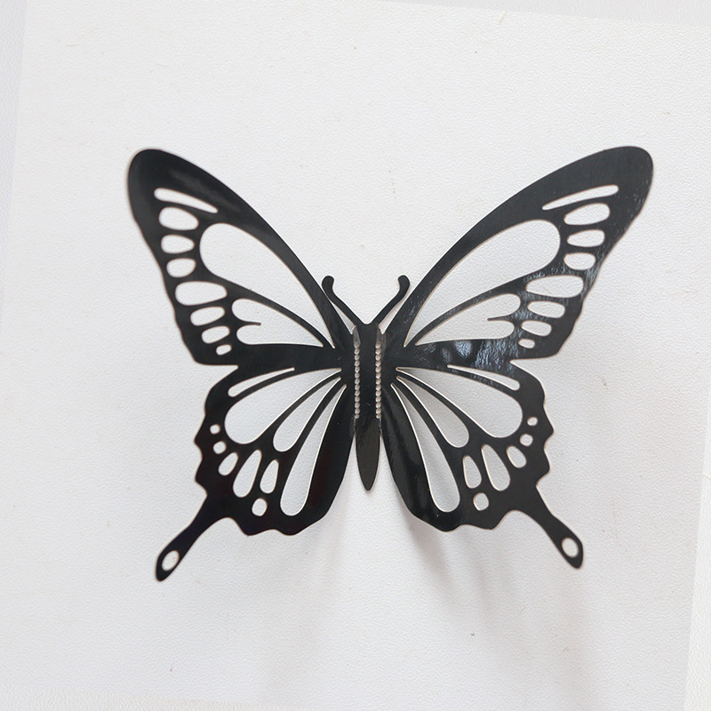 ❅Décoration murale papillon en métal creux 3D pour fête, maison ou salon_voghion.com