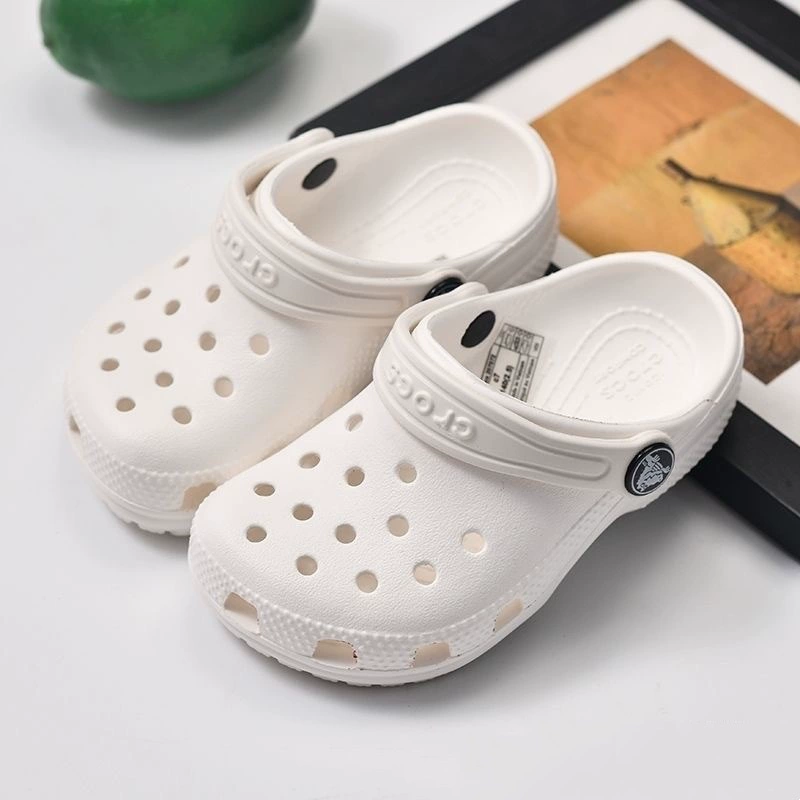 [Croc стиль как Yang Mi, маленький кит дырчатые туфли на толстой подошве для взрослых на улице, пляжная женская обувь 206302]