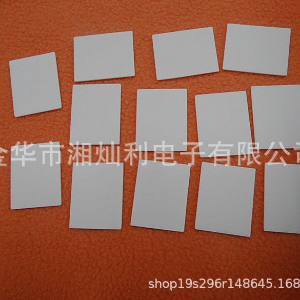 17*22*1.5无孔陶瓷 TO-3P1无孔导热陶瓷垫厂家湘灿利批发陶瓷片