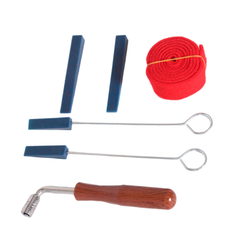 Llave de herramienta de afinación de piano simple Juego de 6 piezas afinación de piano accesorios de instrumentos musicales transfronterizos al por mayor Llave de afinación Xuyi