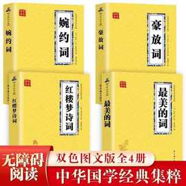 国学经典红楼梦诗词婉约词豪放词最美的词无障碍阅读辽宁美术出版